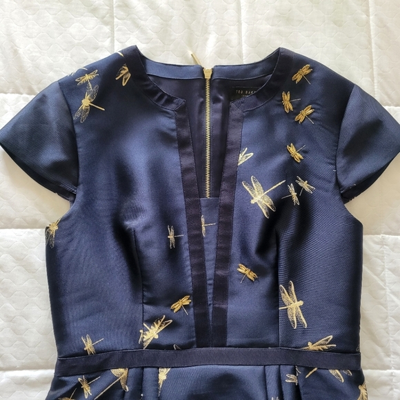 🍒EUC🍒 TED BAKER DRAGONFLY DRESS - Picture 9 of 16